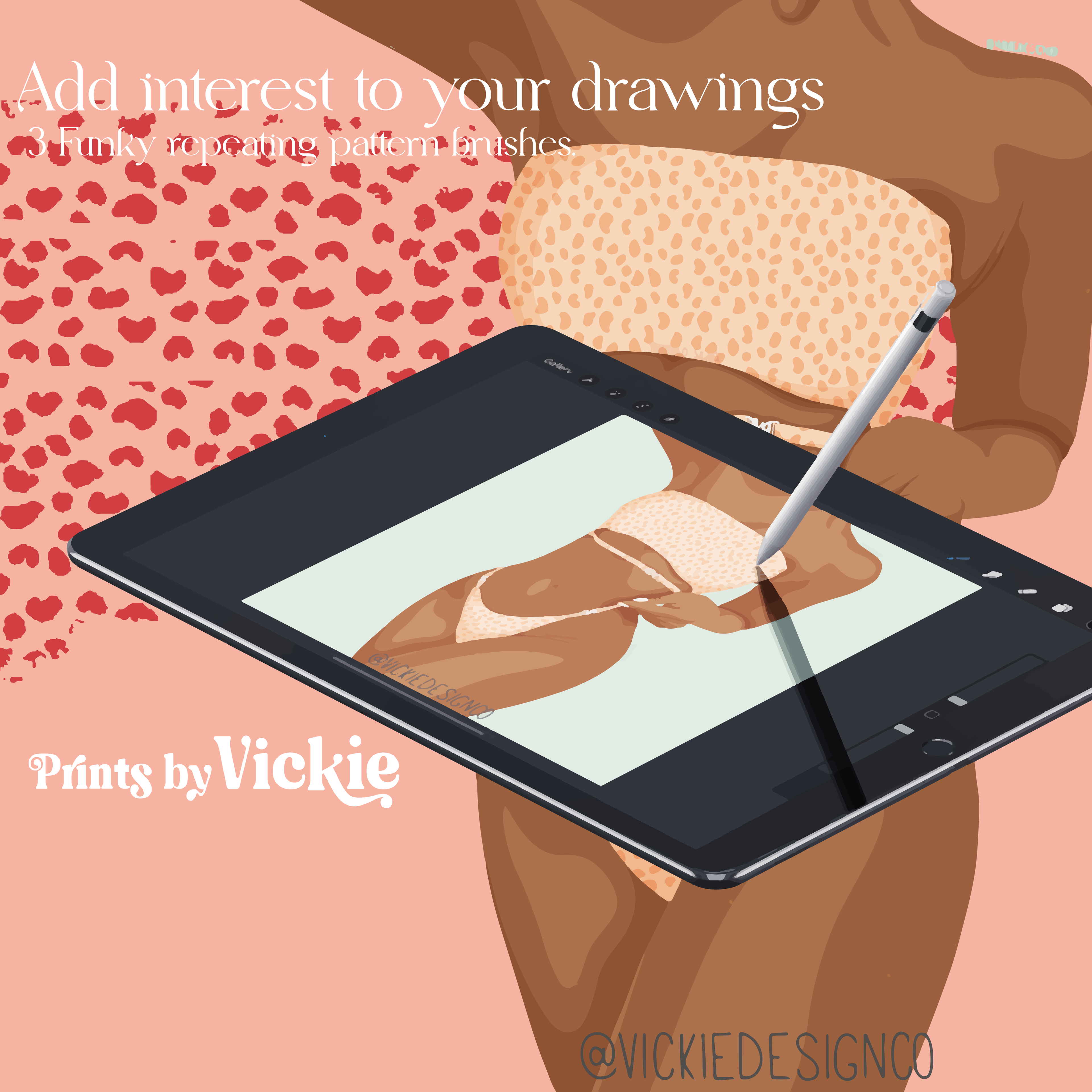 Cheetah Pattern | Procreate Brush