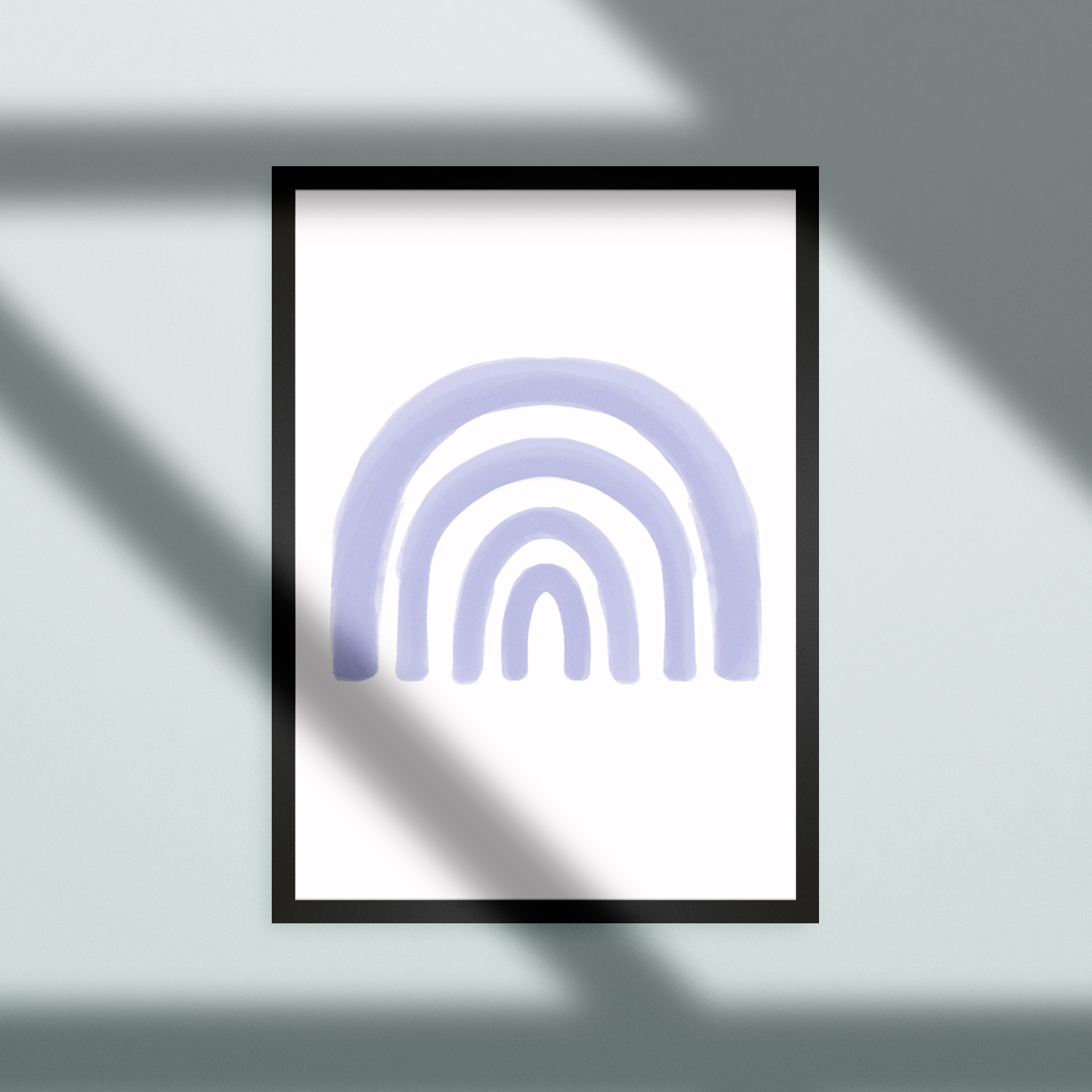 Watercolour Graphic Baby Nursery Print