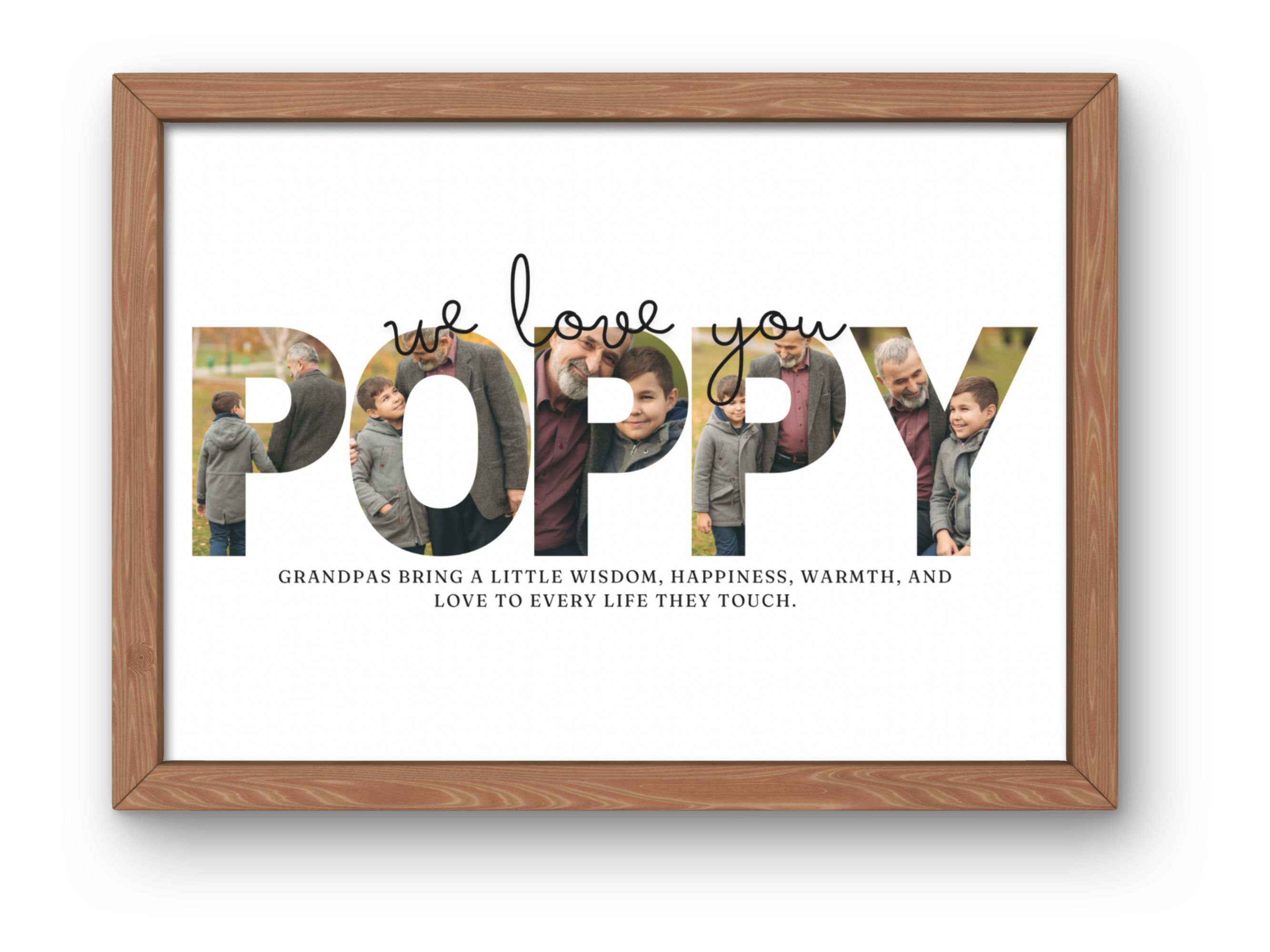 Poppy Photo print | Editable Canva Template