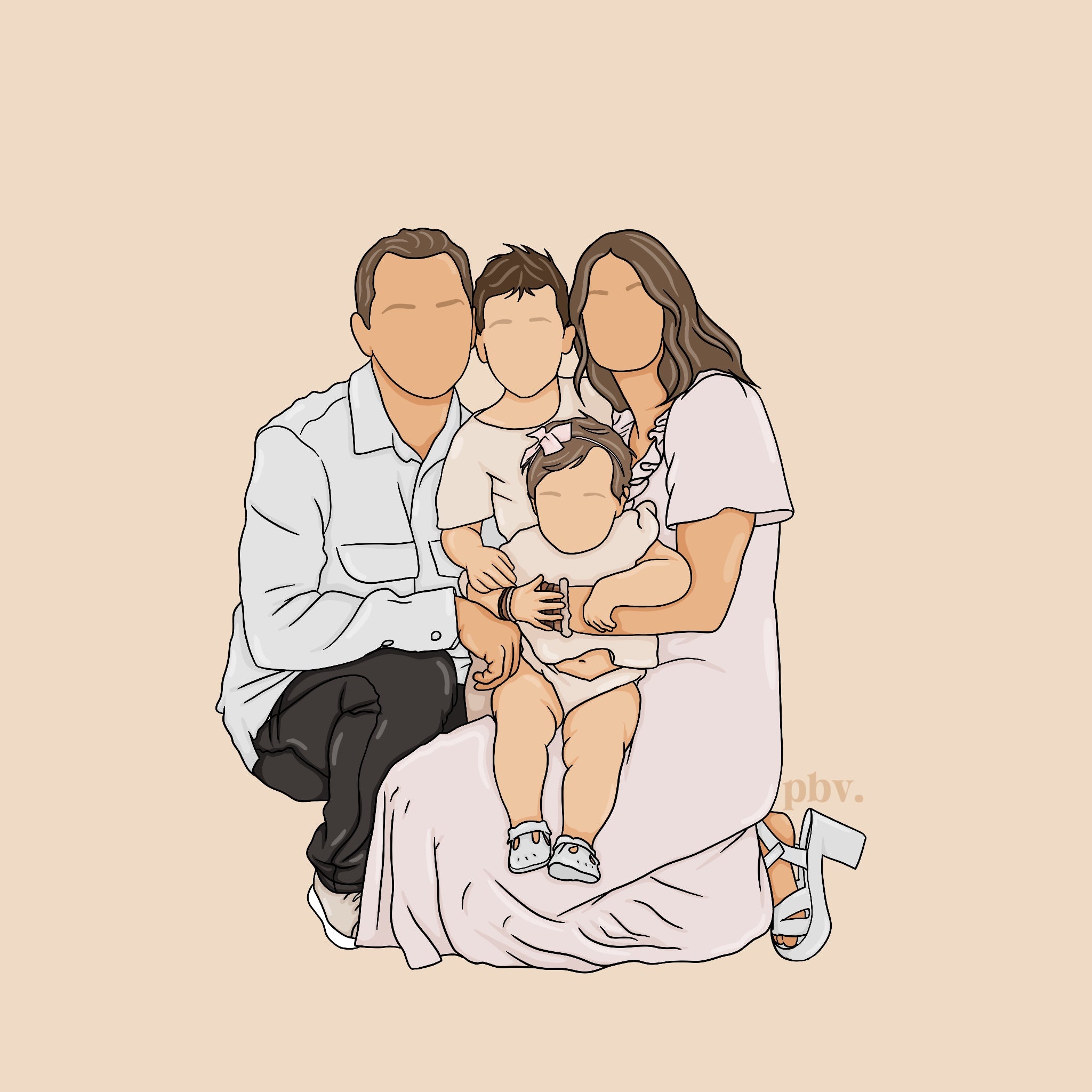 Outline Colour | Custom Illustration