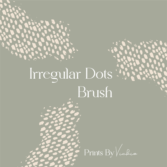 Irregular Dots Pattern Procreate Brush