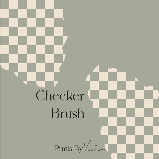 Checker Procreate Brush