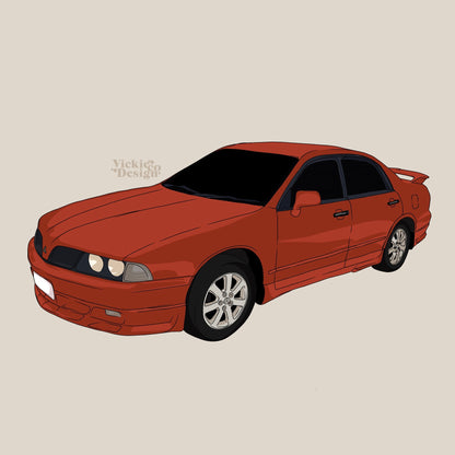 Car Illustration - Vickie Design Co