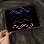 Monoline Outline Procreate Brush - Lettering brush for Procreate iPad - Vickie Design Co